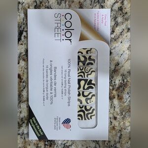2/$10 Color Street Ghostly Black and White Nail Strips